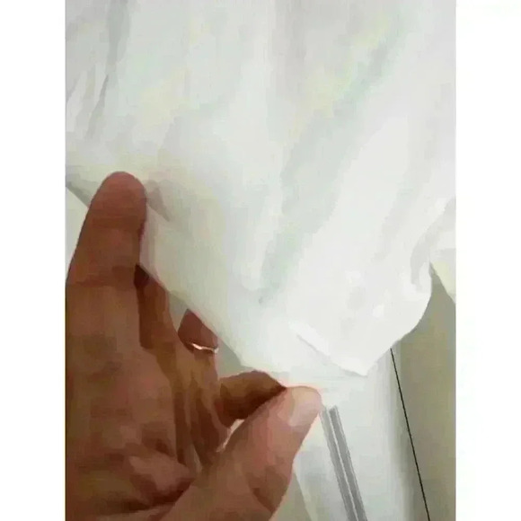 Paper Denim & Cloth Men's Short Sleeve White Shirt Slim Fit Size XL - Picture 6 of 6